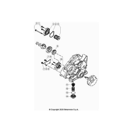 Circuit d'huile 125 BETA LC 2021