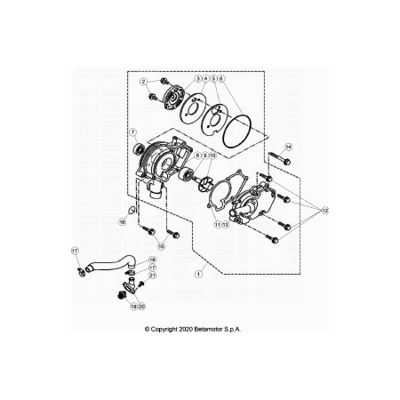 Pompe a eau 125 BETA LC 2021
