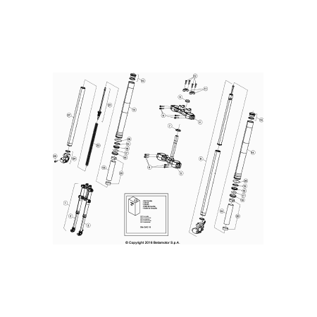 Fourche 125 BETA LC 2021