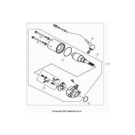 Démarreur 125 BETA LC 2021