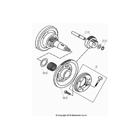 Roue libre 125 BETA LC 2021