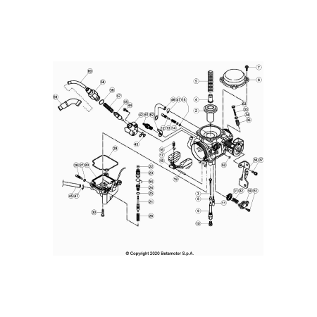 Carburateur 125 BETA LC 2021
