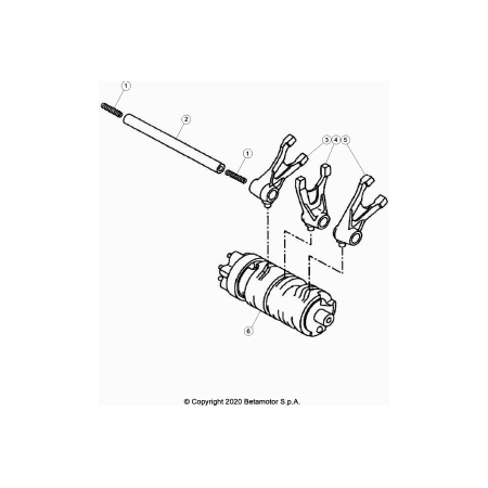 Fourchettes 125 BETA LC 2021