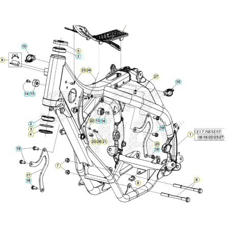 Vues éclatées BETA 480 RACE 2026